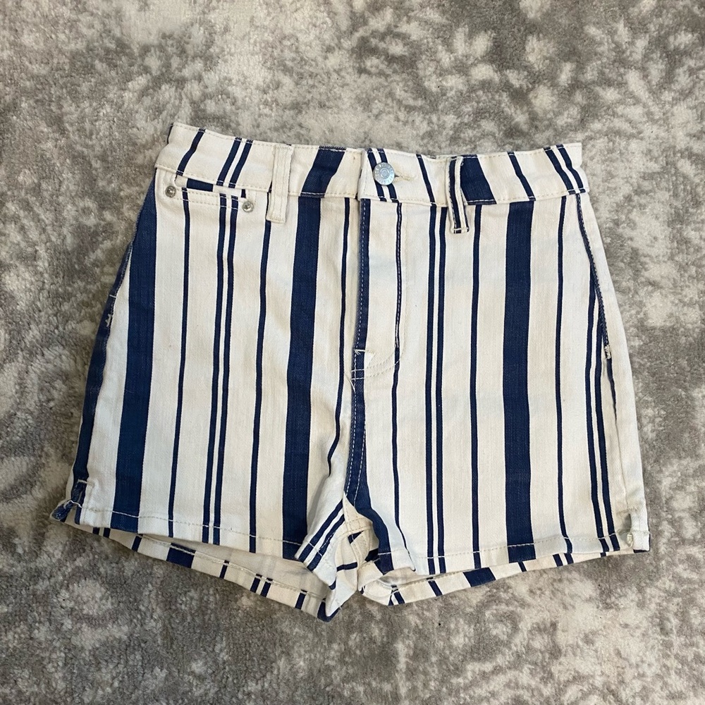 Urban Outfitters BDG striped pinup high-rise shorts